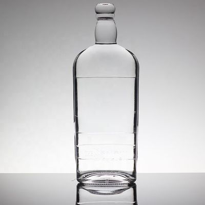 Unique Women Shaped Vodka Glass Bottle with Decal and Assortment of Capacity Choices