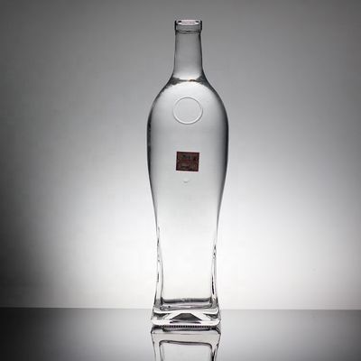 Unique Women Shaped Vodka Glass Bottle with Decal and Assortment of Capacity Choices