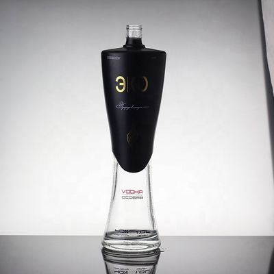 Unique Women Shaped Vodka Glass Bottle with Decal and Assortment of Capacity Choices