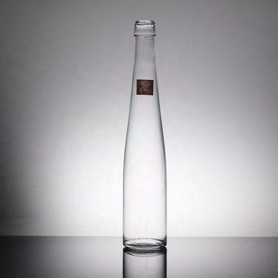 Transparent Round 700ml 350ml Custom Mineral Water Glass Bottle for Industrial Beverage