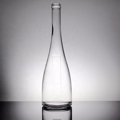 Transparent Round 700ml 350ml Custom Mineral Water Glass Bottle for Industrial Beverage