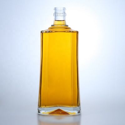 375ml 500ml 700ml 750ml 1000ml Oslo Liquor Gin Whisky Glass Vodka Bottle with Cork Lid