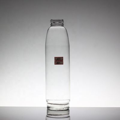 500ml Soft Beverage Glass Water Bottle with Transparent Design and Screw Cap Lid