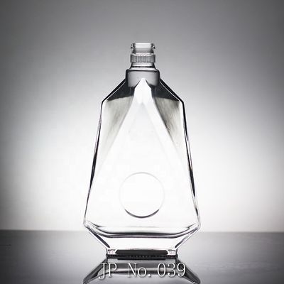 Super Flint Bottle Crystal Glass Brandy Bottle With Screw Cap For Your Requirements