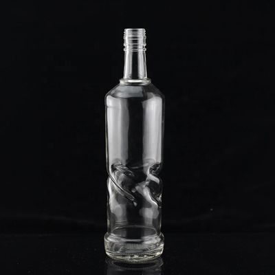 Special Design Screw Cap Glass Bottle for Fancy Tequila in Industrial