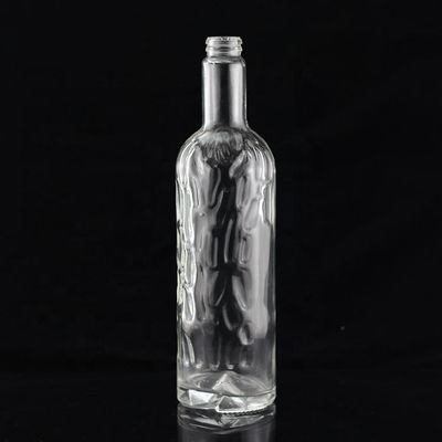 Special Design Screw Cap Glass Bottle for Fancy Tequila in Industrial