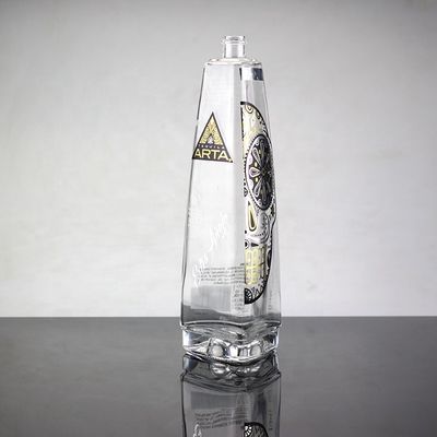 Thirst Quenching Bottle With Screen Printing And 750ml Glass Material