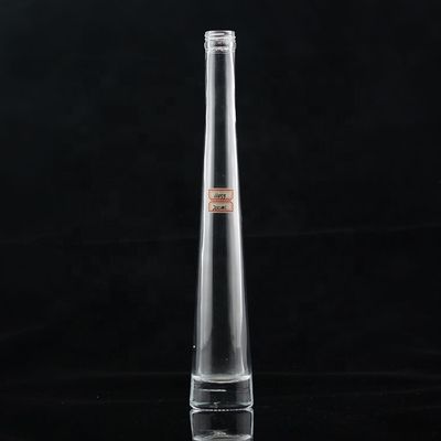 200ml 300ml 375ml Slender Shape Thin Glass Bottle for Vodka Manufacture Business
