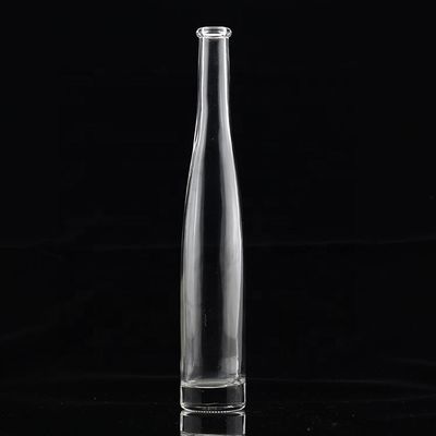 200ml 300ml 375ml Slender Shape Thin Glass Bottle for Vodka Manufacture Business