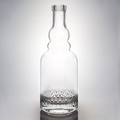 500ml 700ml 750ml 1000ml Long Neck Empty Glass White Wine Bottle with High Durability