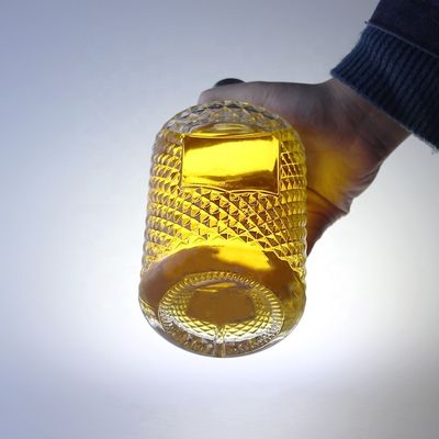 700ml Sophisticated Liquor Gin Bottle with GLASS Collar and Engraved Closure