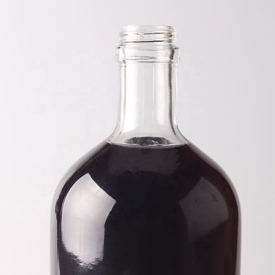 Customized Round Glass Bottle 500ml 750ml with Cork Cap and Customized Logo
