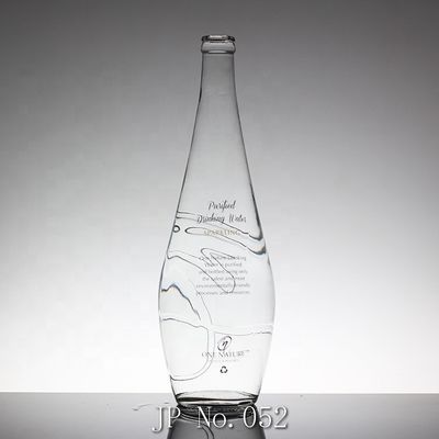 Clear Glass Tall Thin Beverage Bottle for Long Neck White Spirit and Fruit Wine