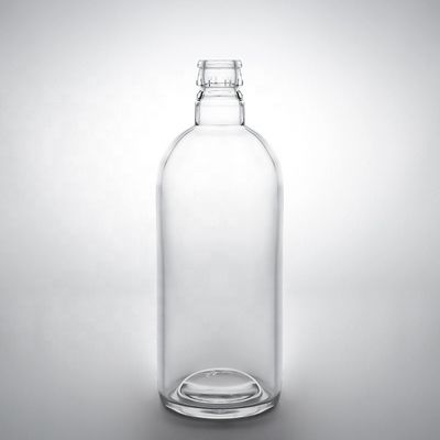 Glass bottle Whisky Glass Vodka Gin Rum bottle with cork 375ml 500ml 700ml 750ml 1000ml