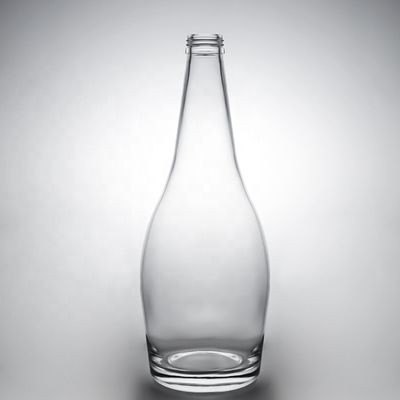 Glass bottle Whisky Glass Vodka Gin Rum bottle with cork 375ml 500ml 700ml 750ml 1000ml