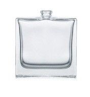 Flint Glass Unique Square Matte Spray Bottle 30ml 50ml Luxury Frosted Perfume Bottle