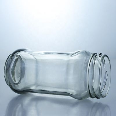 Clear Glass Jam Honey Jelly Storage Jar with Metal Seal Lid 25 ml to 1000 ml