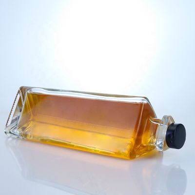 Collar Material Glass Empty 750ml Glass Wine Bottle with Cork Top Finish