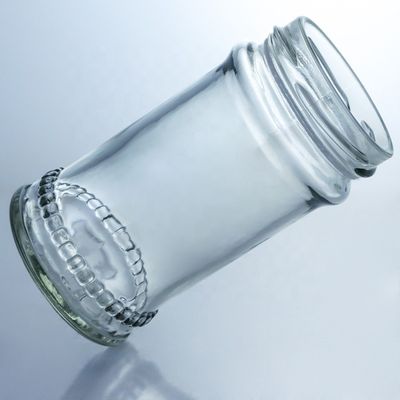 Unique Design 100ml 300ml 500ml Country Honey Glass Jar with Lid Clear Glass Products