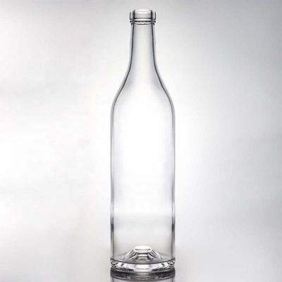 Hot Clear Crystal White Glass Bottle for Wine Gin Whiskey Tequila 500ml 700ml 750ml 1000ml