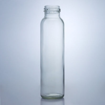 300ml Round Food Glass Jar for Milk Juice Fruit Tea Decal and Surface Handling