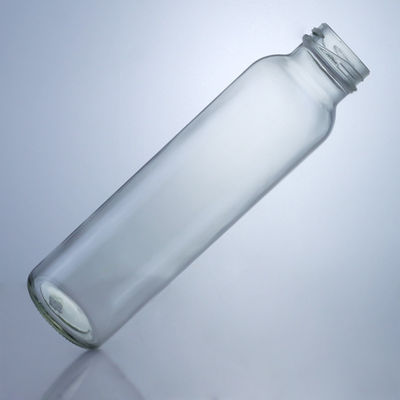 300ml Round Food Glass Jar for Milk Juice Fruit Tea Decal and Surface Handling