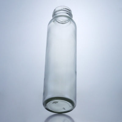 300ml Round Food Glass Jar for Milk Juice Fruit Tea Decal and Surface Handling