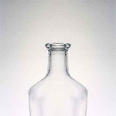 Unique Square Glass Bottle for Whisky Vodka Tequila Gin Rum Sealing Type Cork Included