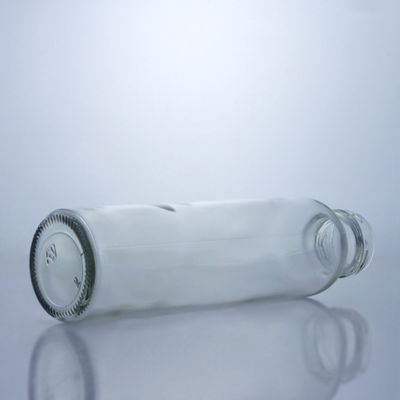 300ml Round Food Glass Jar for Milk Juice Fruit Tea Decal and Surface Handling