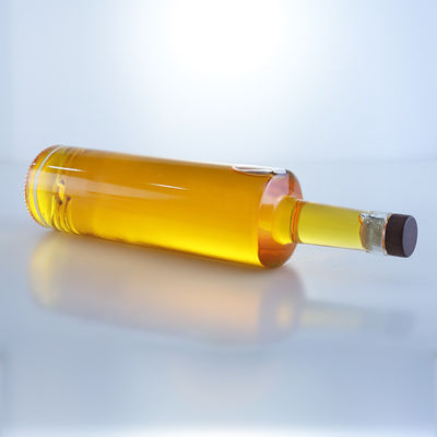 Customized Logo Sealing Type Cork Glass Bottle for Whisky Vodka Tequila Gin Rum Made