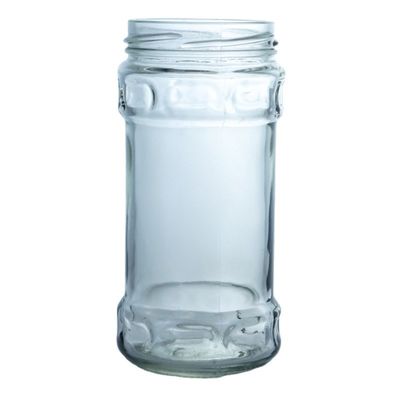 Produced Food Grade Clear Round Glass Honey Jar With Screw Top For Your Unique Needs