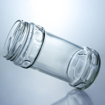 Produced Food Grade Clear Round Glass Honey Jar With Screw Top For Your Unique Needs