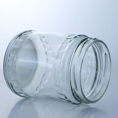 Clear Round Flint Glass Jar for Food Grade Production and Distribution