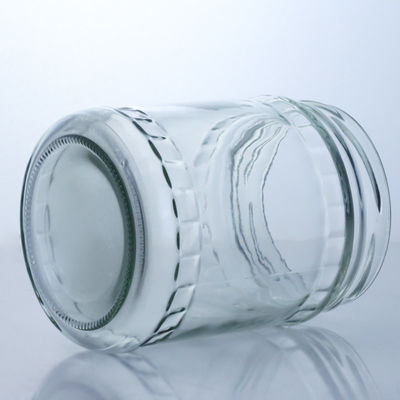 Clear Round Flint Glass Jar for Food Grade Production and Distribution