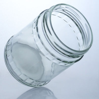 Clear Round Flint Glass Jar for Food Grade Production and Distribution