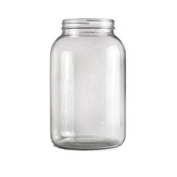 Collar Material Glass 100ml 240ml 300ml 500ml Fruit Jam Jars with Metal Lids