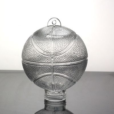 Custom Made Heart Shaped Glass Bottle With Crown Cap And Lid Unique Design