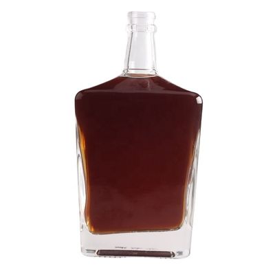 Glass Body Material Wine Glass Bottle for Customized Unique Liquor Packaging Design
