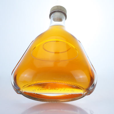 Clear or Customized 700ml Glass Bottle for Gin Rum Champagne Brandy Whisky Liquor