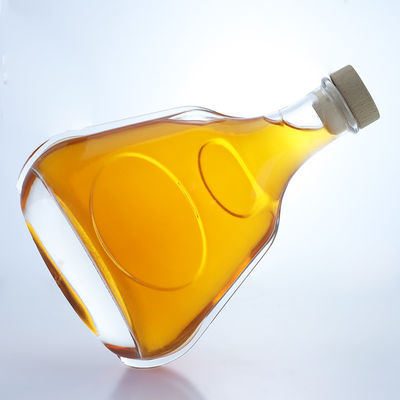 Clear or Customized 700ml Glass Bottle for Gin Rum Champagne Brandy Whisky Liquor
