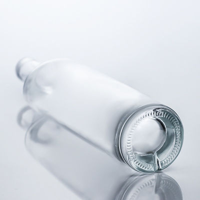 Custom Shape Long Neck Glass Liquor Bottle for Gin Rum Vodka
