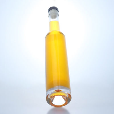 Whisky Vodka Tequila Gin Rum Ice Wine Glass Bottle with Cork and Customized Logo Made