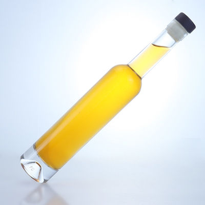 Whisky Vodka Tequila Gin Rum Ice Wine Glass Bottle with Cork and Customized Logo Made