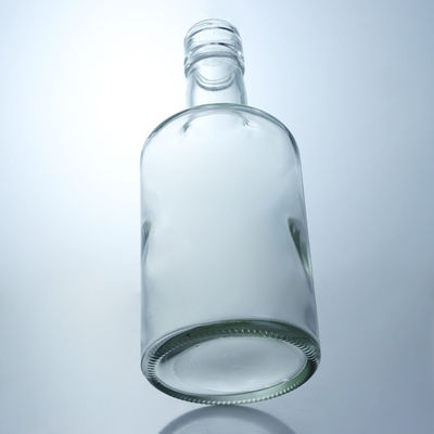 Custom Cap Long Neck Glass Liquor Bottle for Screw Top Gin Vodka Brandy Custom Shape