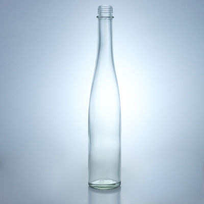 Beverage Container Tall and Thin Super Flint Glass Bottle with Screw Top