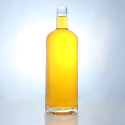 Glass Base Material Screw Cap Sealing Type Spirit Bottle for Whisky Vodka Tequila Gin Rum