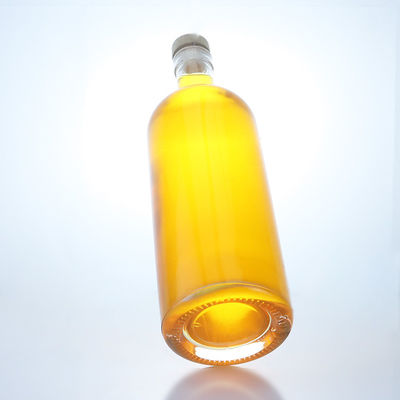 Glass Base Material Screw Cap Sealing Type Spirit Bottle for Whisky Vodka Tequila Gin Rum
