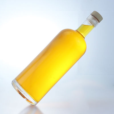 Glass Base Material Screw Cap Sealing Type Spirit Bottle for Whisky Vodka Tequila Gin Rum