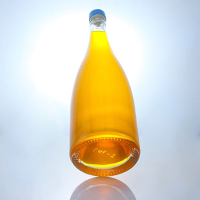 Pear Shaped Screw Cap Glass Bottle Made in for Super Flint Rum Vodka Whisky Tequila Gin