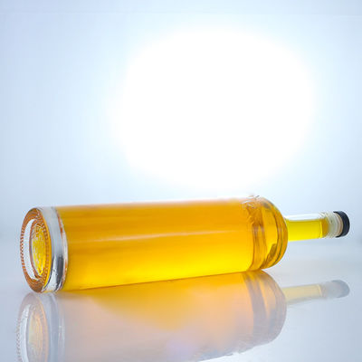 Food Grade 750ml Glass Bottle for Rum Vodka Whisky Tequila Gin Super Flint Material